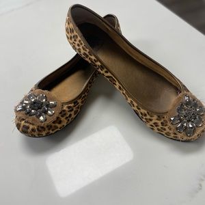 Yellow Box-cute leopard flat super comfortable